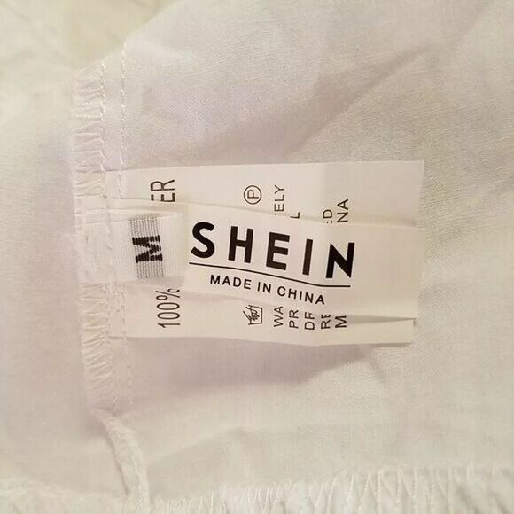 Bundle Lot of 4 Liz Baker Shein Womens Sz M Short Sleeve Blouse - Picture 8 of 10